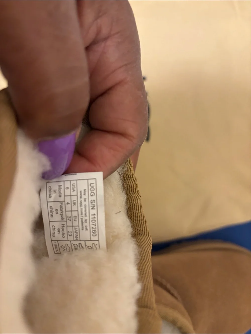 UGG Kids Chestnut Shearling-Lined Slip-On Boots
